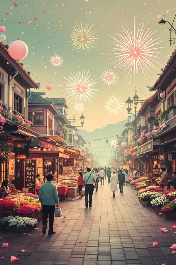 电影在线看《丰收节的烟火》海报，节日特辑，2023年上映